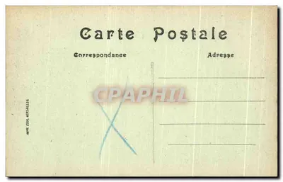Pałac w Versailles — Sala Strażników Królowej — wydawca anonimowy, nr 153 — Rewers