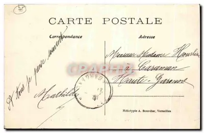 Pałac w Versailles — Salony Pokoju i Galerie Luster — Héliotypie A. Bourdier, n°214 — Rewers