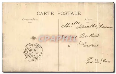 Versailles - Pałac. Grand Trianon - Salony lustra — wydawca NANCY, nr 49 — Rewers