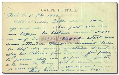 Versalhes - O Parque - A Orangerie — editora: Editions Costé, n°9 — Verso