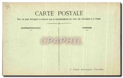 Versailles — Hameau del Piccolo Trianon — Casa della Regina — L. Ragon — Verso