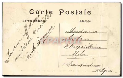 Versalles — Parque del Petit Trianon — La Laiterie y Casa de la Reina — Reverso