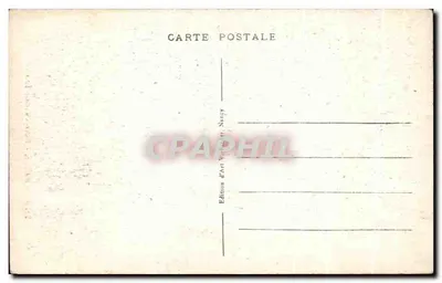 Nancy — Entrada do Museu Lorrain — Édition d'Art Veilhier, Nancy, n° 317bis — Verso
