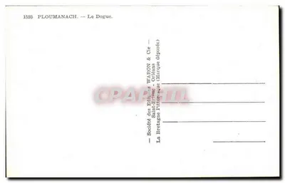 PLOUMANACH — De Doggen — Société des Éditions WARON & Cie — Achterkant