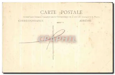 Puerta del Castillo de Boulogne — ruinas de entrada — editor anónimo, número de serie ilegible — Reverso