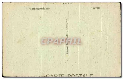 Mantes - La Seine e l'Yonne alle Barque — C.L. Baudinière — Verso