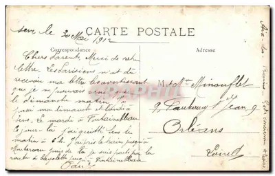 Arco do Triunfo da Estrela — Paris — editor anônimo, número de série não visível — Verso