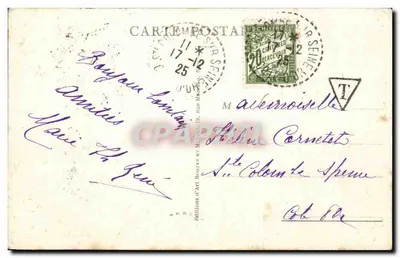 Nizza — De meeuwen aan de monding van de Paillon — HM — Achterkant