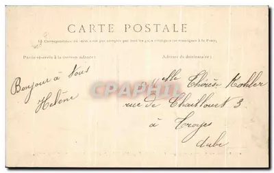 Palácio de Fontainebleau — Oratório do Papa Pio VII — Antiga câmara das Rainhas-Mães — Fototipia L. MÉNARD, Fontainebleau — Verso