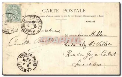 Parque de Versalhes — As Colunatas — Mme Moreau, editora, Versalhes — Verso