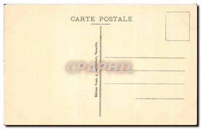 Versailles - Bassin de Latone - Allée Royale e Canal — edição Cosé, Versailles — Verso