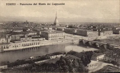 Torino - Panorama dal Monte dei Cappuccini — Fratelli Boiatto
