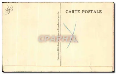 Puits de Padirac (Lot) — Gigantyczna kolumna przy Pas du Crocodile — Phototypie-Hélio — Rewers
