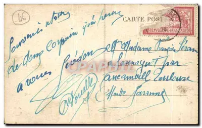 Puits de Padirac (Lot) — Le Lao des Bouquets — wydawca nieznany, nr 10 — Rewers