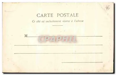 Cahors — Fachada de la Catedral — Lib. Phototypie Girma - 129 — Reverso