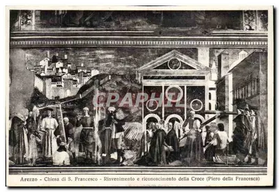 Arezzo - Igreja de S. Francisco - Descoberta e reconhecimento da Cruz (Piero della Francesca)