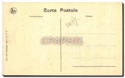 Bruksel — Quai du Rosaire w kierunku Dyver — wydawca Neus, seria 7 — Rewers
