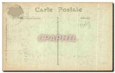 Gand — Cadeira da Igreja de São Bavon — editor G. De Pretueil, n°11 — Verso