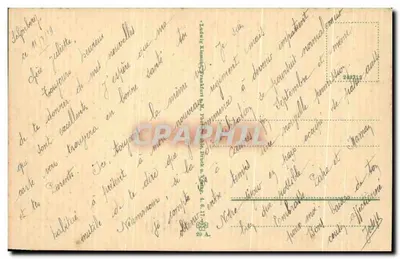 Königstein i. Taunus — widok panoramiczny z zamekiem i katedrą — wydawca nieznany — Rewers