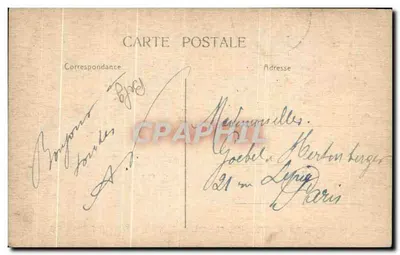 Wystawa Uniwersalna w Gandzi 1913 — Dziedziniec Honorowy i Monumentalny Fontannowy — Wydawca nieznany — Rewers
