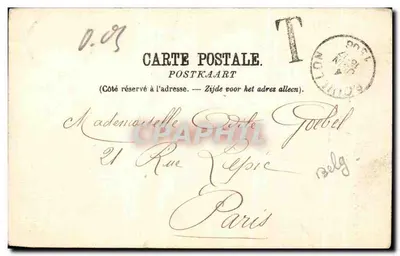 Bouillon. Castelo dos Amerois — Editor E. Fortier, Cervejaria Diekirch — Verso