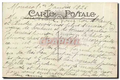 Monte-Carlo — Uitzicht genomen vanaf de Tuinen van Rocher — CAP — Achterkant