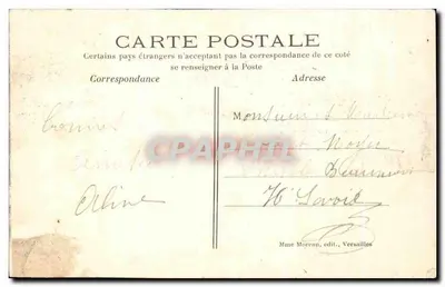Park Wersajski — Basen Apollona i Tapis Vert — Mme Moreau, wyd., Wersaj — Rewers