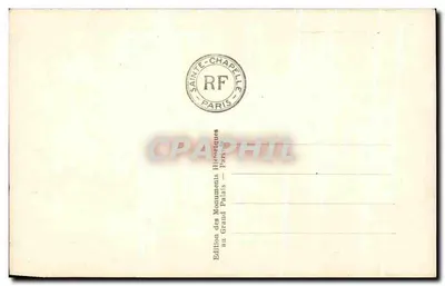 Święta Kaplica — Drzwi wysokiej kaplicy — Adam i Ewa przed Bogiem — Wydawnictwo Monuments Historiques w Wielkim Pałacu — Rewers