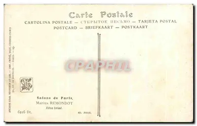 Bust kobiety w żałobie — rzeźba — Marius Remondot, nr 6216 — Rewers