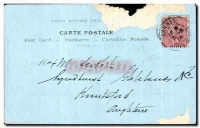 L'Ile Sainte-Marquerite — vue de l'île avec bateau — E. Lémieux, Paris — C. 3 — Verso