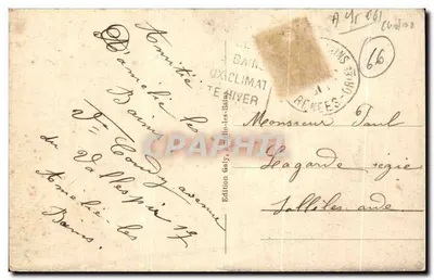 Amélie-les-Bains — Il Casinò — Edizione Galy, n°2 — Verso