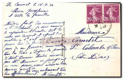 Cannes — Mont-Chevalier — Photo Munier — Rewers