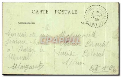 PARAY-le-MONIAL — Wnętrze kaplicy Wizyty — Wydawca Mon-Drapeau, nr 402 — Rewers