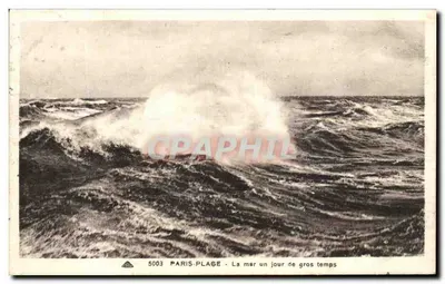 Parigi-Plage — Il mare un giorno di brutto tempo — Edizione Margueritat n°5003