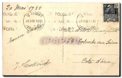 Le Touquet-Paris-Plage - Wioska Szwajcarska — wydawca LEOC, n° 122 — Rewers