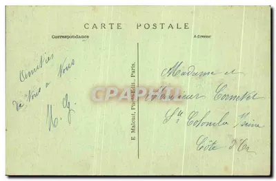 MAISONS-ALFORT — A Estação — E.M. n°3217 — Verso