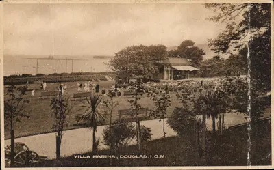 Bilhete postal antigo Villa Marina Douglas