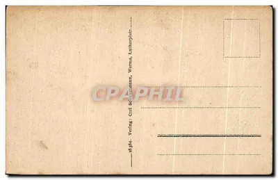 Worms — Relief am Cornelianum : „Siegfrieds Einzug“ — Carl Schützmann, n° 28384 — Verso