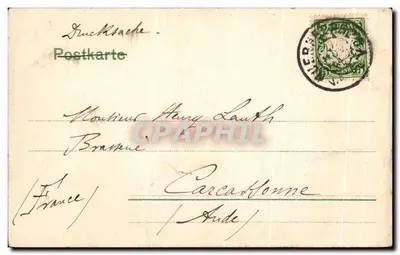 Nürnberg. FrauenThor — uitzicht op het portaal en de toren — nr. 2354a — Achterkant