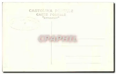 Estátua escultórica — cena mitológica — editor Gévaert — Verso