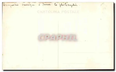 S. Gimignano — Agostino lê e filosofia — B. Gozzoli, 1465 — Ediz. Fontanelli, n°2 — Verso