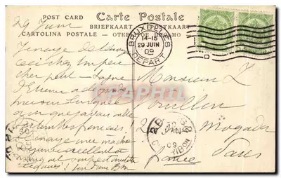 Brussel — De Zetel van de Kathedraal — ND. 1903 — Achterkant