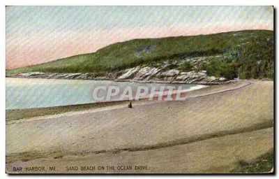 Bar Harbor, ME — Praia de Areia na Ocean Drive — Hugh C. Leighton Co., Portland, ME