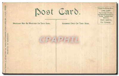 Bar Harbor, ME — Praia de Areia na Ocean Drive — Hugh C. Leighton Co., Portland, ME — Verso