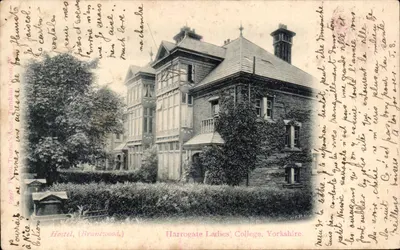 Harrogate Ladies' College, Yorkshire — Hostel (Bruntwood) — Photo Tourist's Assn, Turnham Green