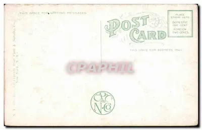 Columbus e Monumenti del Maine — New York City — N.Y. & Co. Post Card & Novelty Co. — Verso