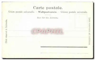 Fribourg - Fontaine de la Fidélité — wydawca EDITION BURGY, lit. SAINT-IMIER, 1883 — Rewers