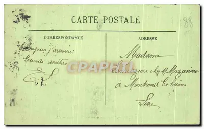 Plombières — Vista panorámica hacia el Chonot — H. Bachelier, n°4 — Reverso