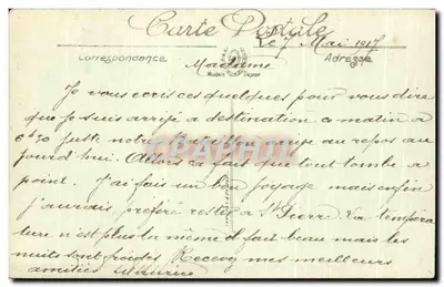 Gérardmer — zachodzące słońce nad jeziorem — LL. N° 234 — Rewers