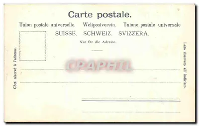 Lausanne — vista panorâmica — H. Guggenheim & Cie, Zurique, n° 7 — Verso